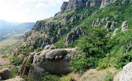 долина приведений в крыму