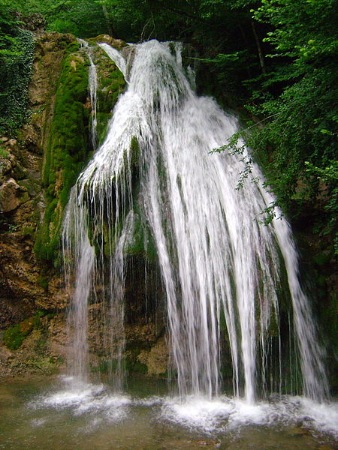 самый мощный водопад в Крыму