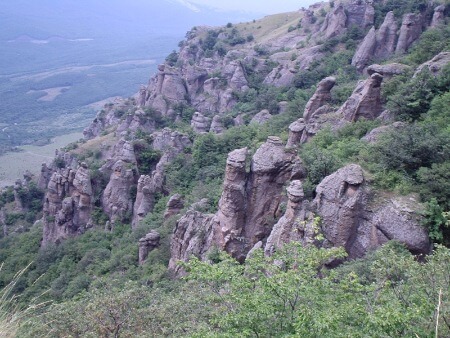 глыбы, которые прозвали Каменным хаосом 