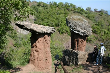 каменные грибы в урочище Сатера